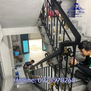 Cầu Thang Sắt Nghệ Thuật CTS-04