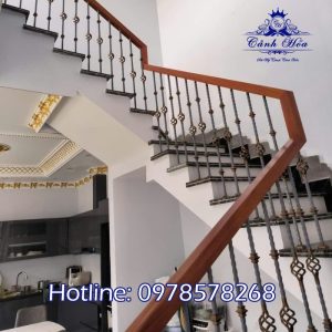 Cầu Thang Sắt Nghệ Thuật CTS-07